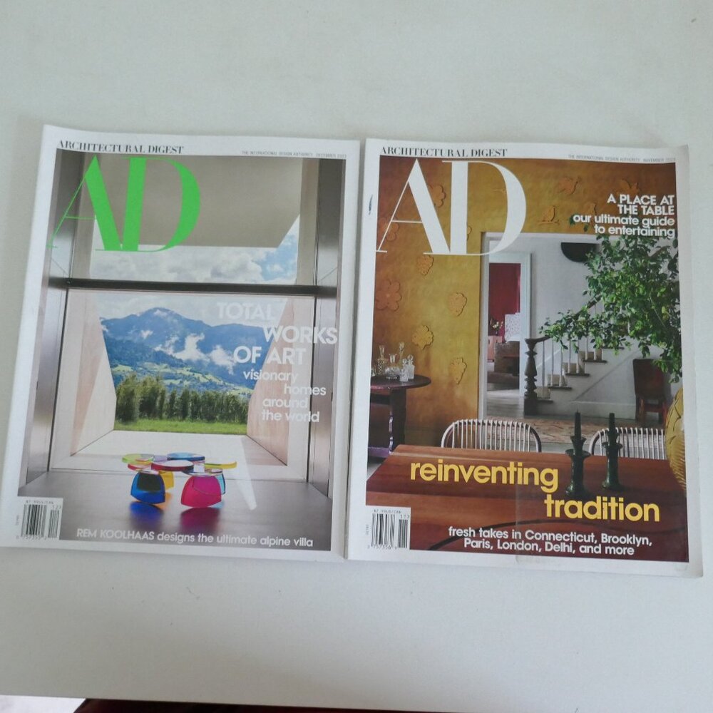 4 issues Architectural Digest magazine - Picture 3 of 5